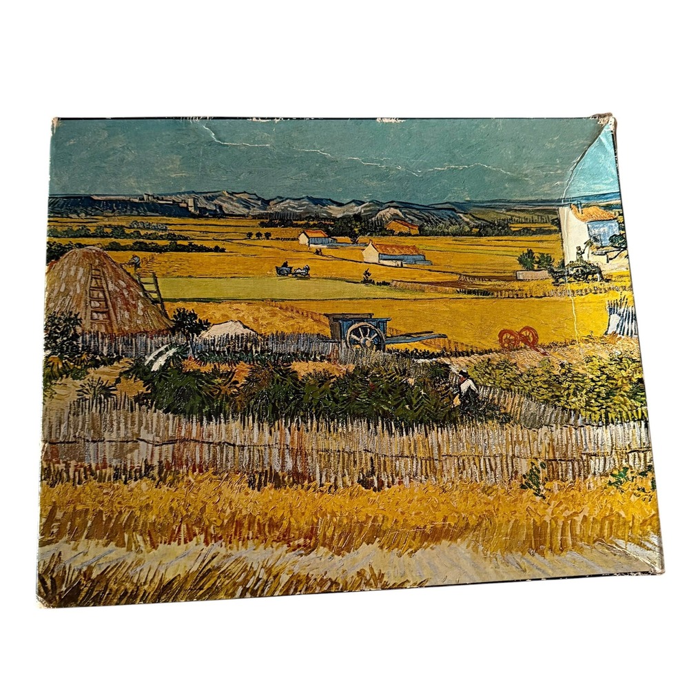 Vintage 1970 Springbok Vincent Van Gogh Harvest at La Crau 500  Puzzle Missing 1